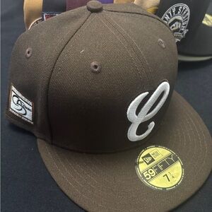 New Era Brown Cap with White Embroidery Chicago White Sox